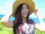 ญี่ปุ่นสาวสวยดวงอาทิตย์และหมวกฟาง
